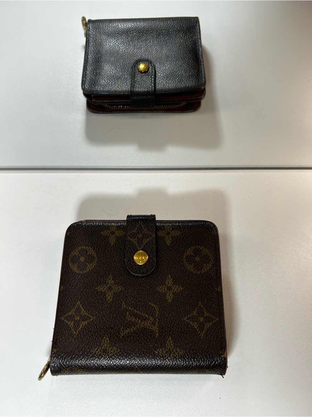 Louis Vuitton Brown Monogram Compact Card & Key Holder